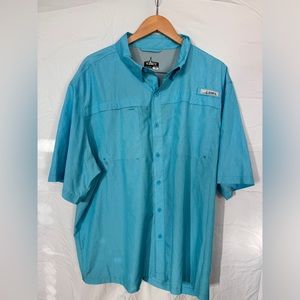 Habit Outdoors Sleeve River Guide Fishing Shirt. Excellent condition. Size 2XL.